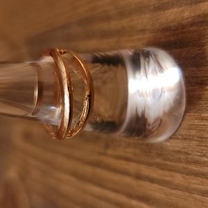 4/25 Size 8 Cute Infinity Gold Ring